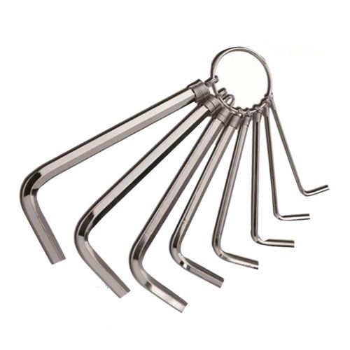 8 in 1 Bike Bicycle Repair Tool Set Bicycle 8 Size Octagon Wrench Spanner Tool - Silver