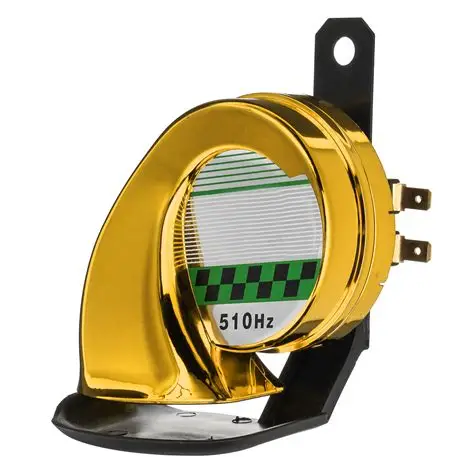 Universal Waterproof Loud POP POP Sound Siren Horn for Motorcycle- Golden Ratings 9868 Answered Questions
