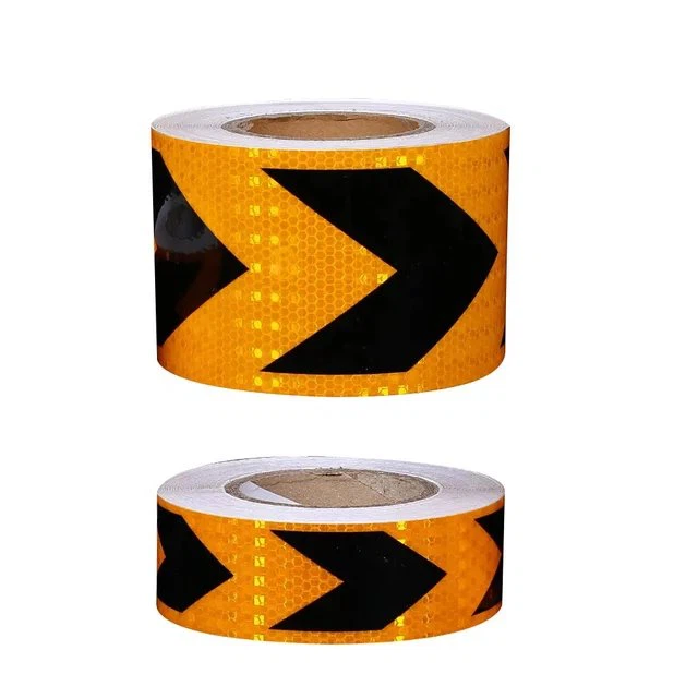 2"X 24" inch Glue Tape Sticker For Safety Warning. Use Motorcycle, Car, - Black Yellow