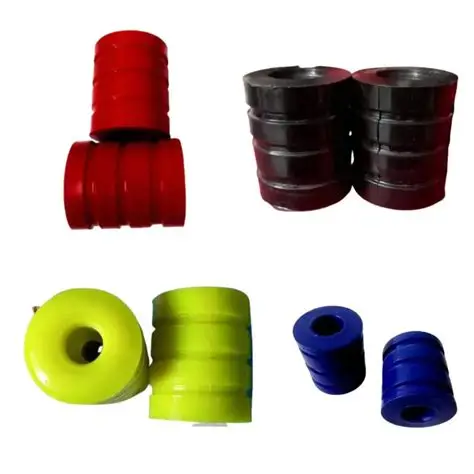 Bike Bumper Gutli Rubber Cap For Motorcycle Accessorise- 2 Pcs. Blue