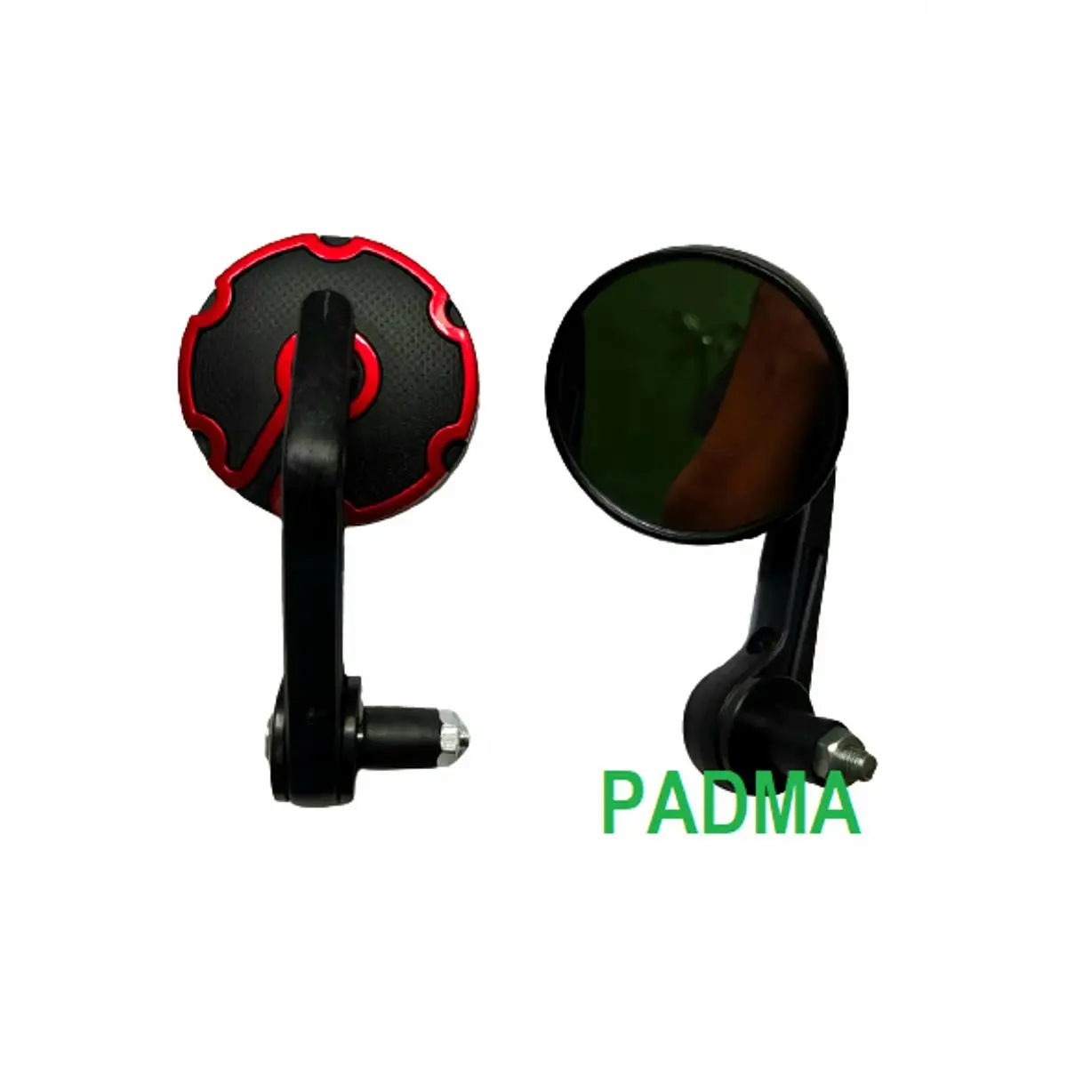 Motorcycle looking glass for bike Handlebar - looking glass Round shape- 1330- Red