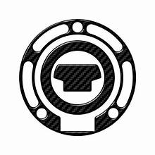 Motorcycle fuel cap or bike fuel tank mukkha sticker for yamaha Fzs -Black (TC)